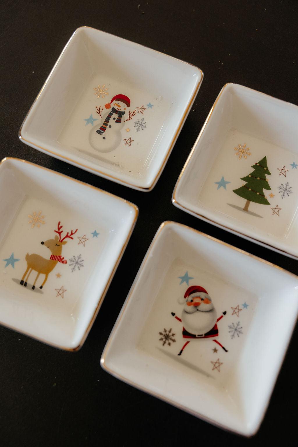 Santa & Friends Square Dish